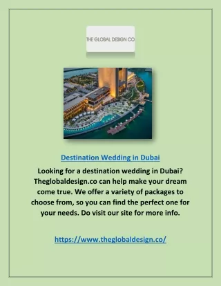 Destination Wedding in Dubai