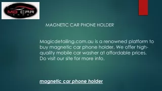 magnetic car phone holder