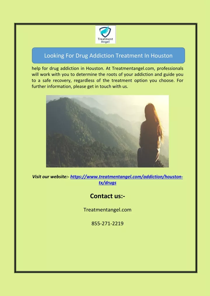 looking for drug addiction treatment in houston