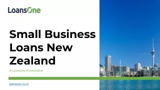 Small Business Loans in New Zealand