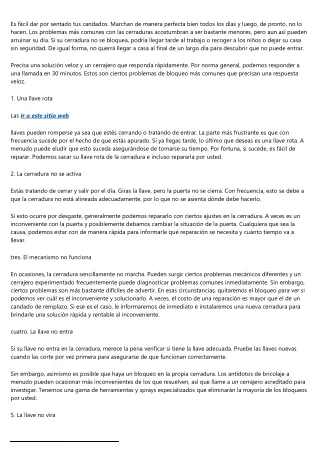 Trucos esenciales de cerrajería en dos mil veintidós