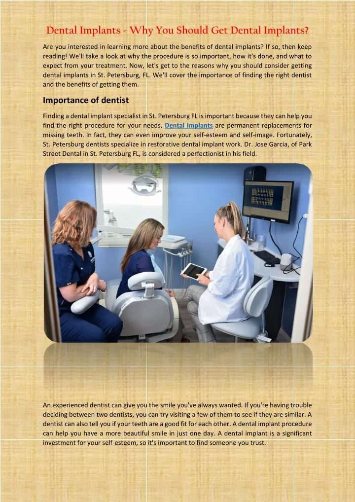 dental implants why you should get dental implants