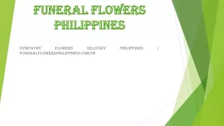 Sympathy Flowers Delivery Philippines Funeralflowersphilippines.com.ph