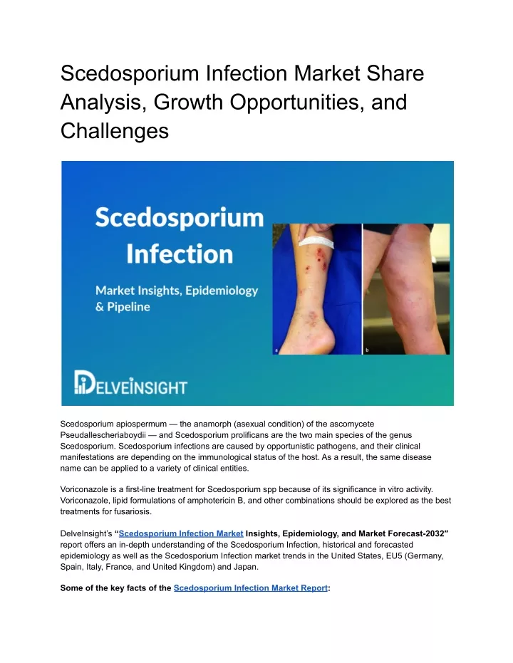 scedosporium infection market share analysis