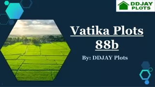 Vatika Plots Sector 88b, Gurgaon | Call  91 9643000063