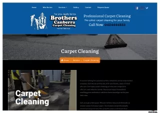 Canberra Carpet Cleaning Services