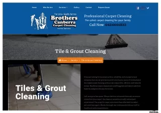 Canberra Tile And Grout Cleaning Services