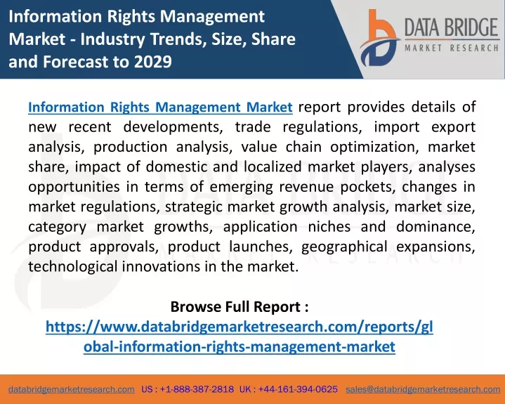 information rights management market industry