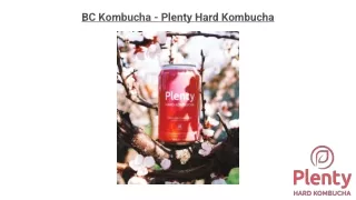 BC Kombucha - Plenty Hard Kombucha