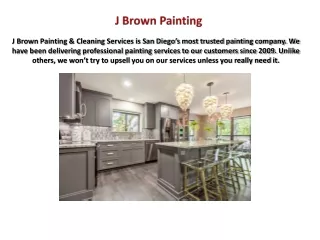 Restoring Cabinets With Cabinet Painting - J Brown Painting