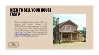 Want to Sell Your Home Fast In Mount Juliet