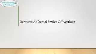 Dentures At Dental Smiles Of Westloop