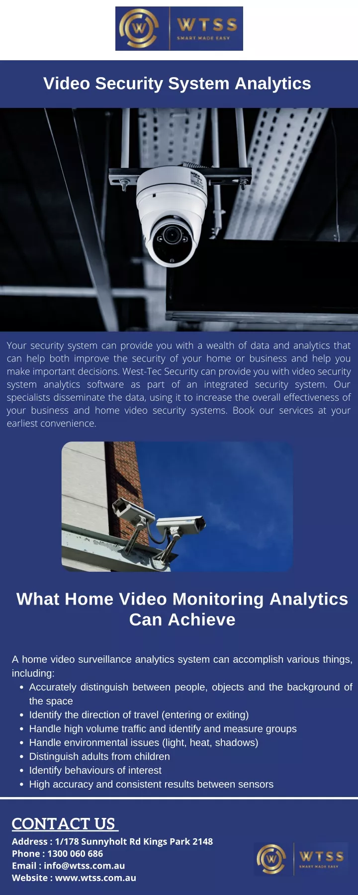 video security system analytics