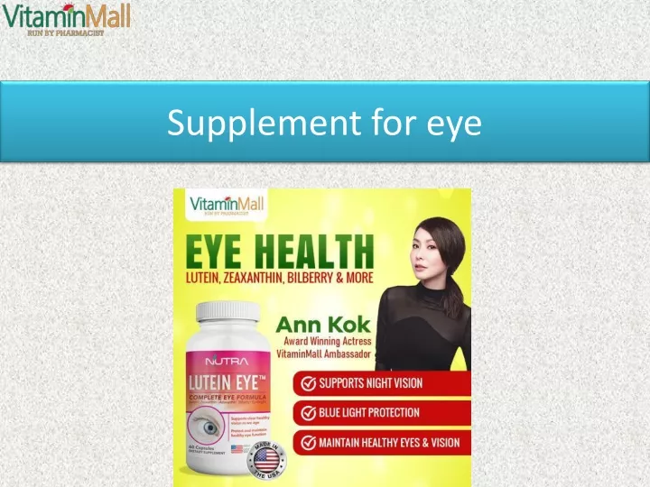 supplement for eye