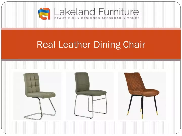 real leather dining chair