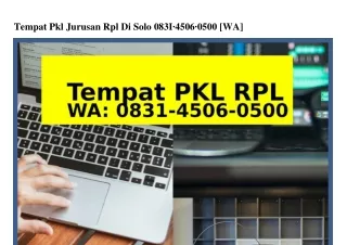 Tempat Pkl Jurusan Rpl Di SoloTempat Pkl Jurusan Rpl Di Solo Ö8ЗI.Կ5ÖϬ.Ö5ÖÖ[WA]