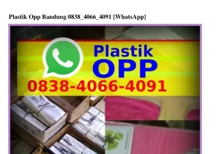 Plastik Opp Bandung Ô8З8–ᏎÔᏮᏮ–ᏎÔᑫI{WhatsApp}
