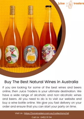 Buy The Best Natural Wines in Australia
