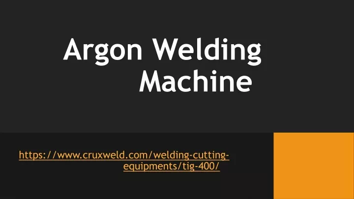 argon welding machine