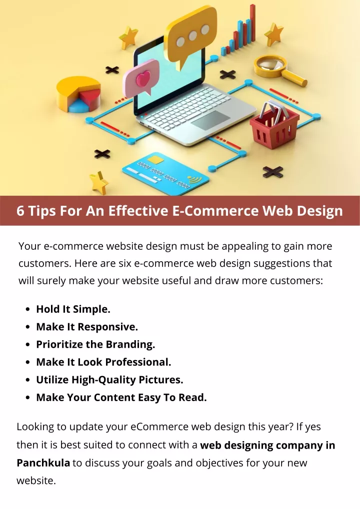 6 tips for an effective e commerce web design