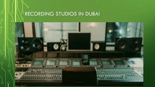 Recording Studios in Dubai