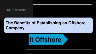 The Benefits of Establishing an Offshore Company | It Offshore