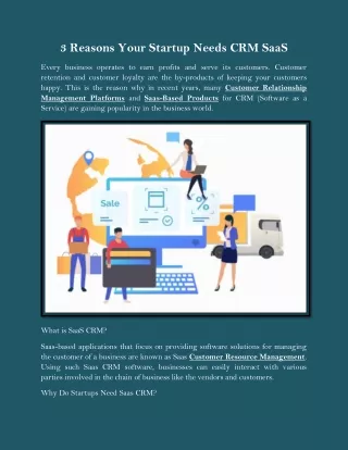 3 reasons your startup needs crm saas