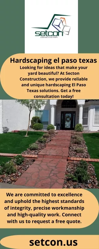 hardscaping el paso texas