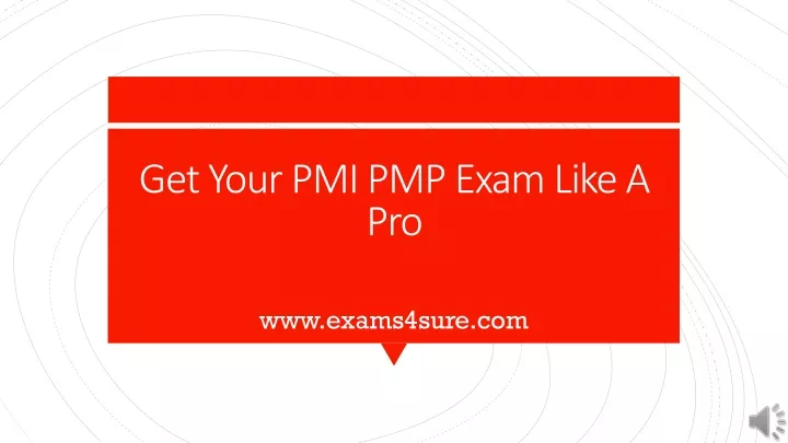 get your pmi pmp exam like a pro