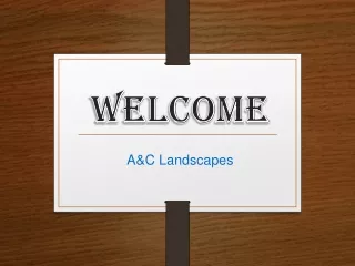 welcome