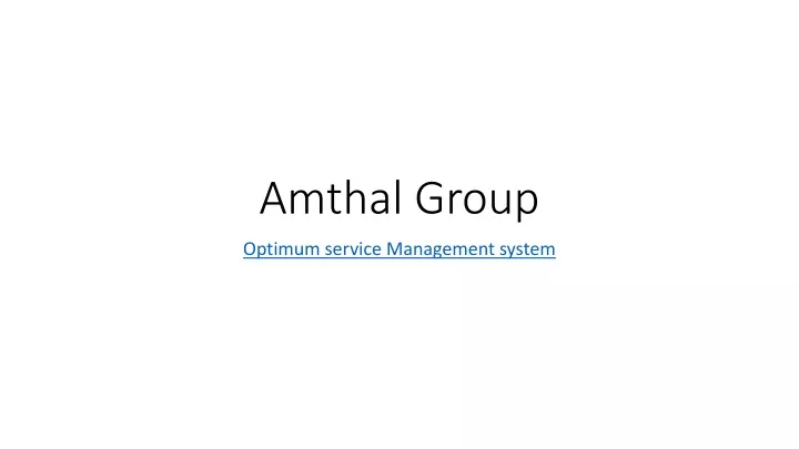 amthal group