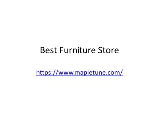 best furniture store
