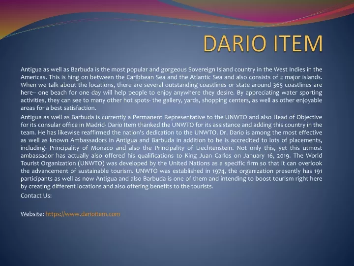 dario item