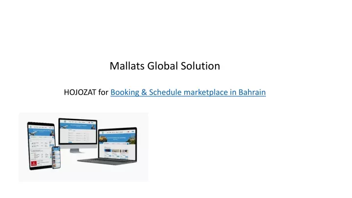 mallats global solution hojozat for booking
