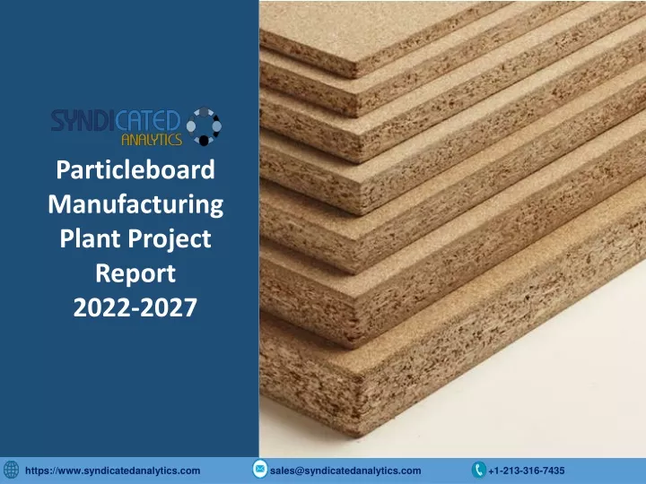 particleboard manufacturing plant project report