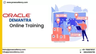 Oracle Demantra Online Training By Real-Time Consultant