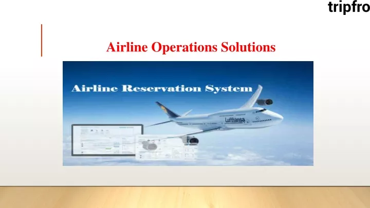 airline operations solutions