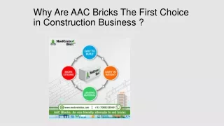 Why Are AAC Bricks The First Choice in Construction Business