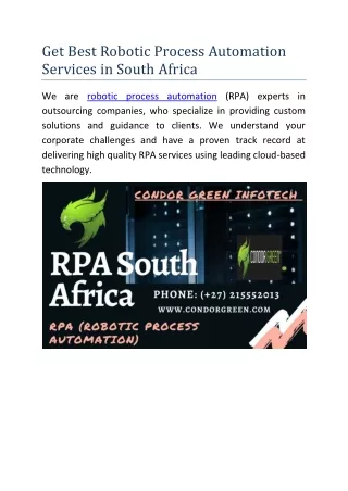 Get Best Robotic Process Automation Services in South Africa (1)