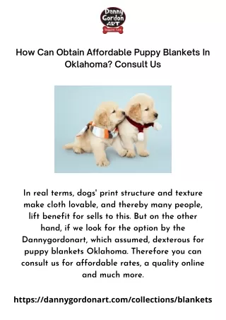 how can obtain affordable puppy blankets