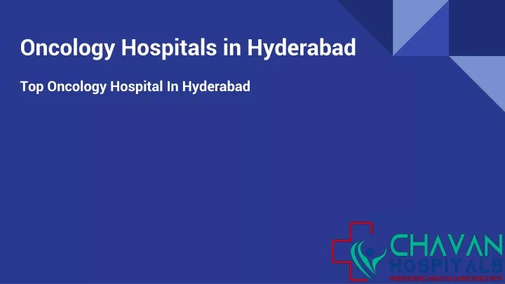 oncology hospitals in hyderabad