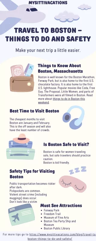 Travel to Boston – Things to Do and Safety