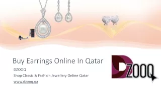 Buy Earrings Online In Qatar