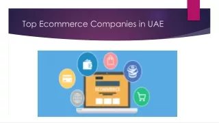 Top Ecommerce Companies in UAE