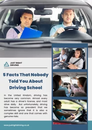 5 Facts That Nobody Told You About Driving School