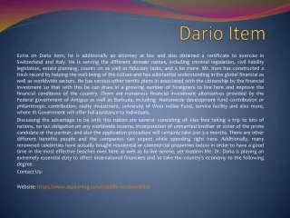 dario item