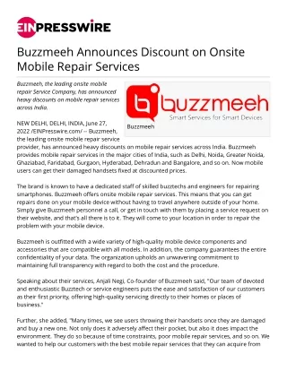 EINPresswire-578534826-buzzmeeh-announces-discount-on-onsite-mobile-repair-services-2