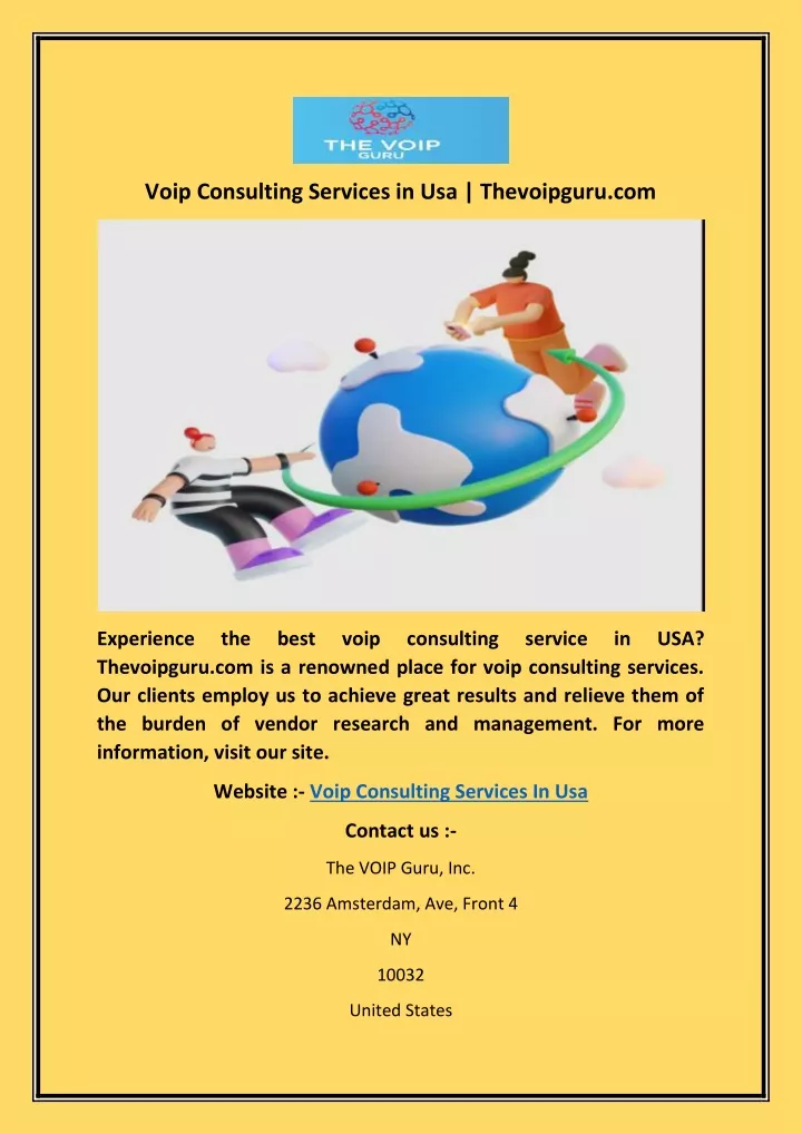 voip consulting services in usa thevoipguru com
