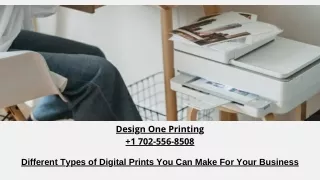 Different Types of Digital Prints You Can Make For Your Business