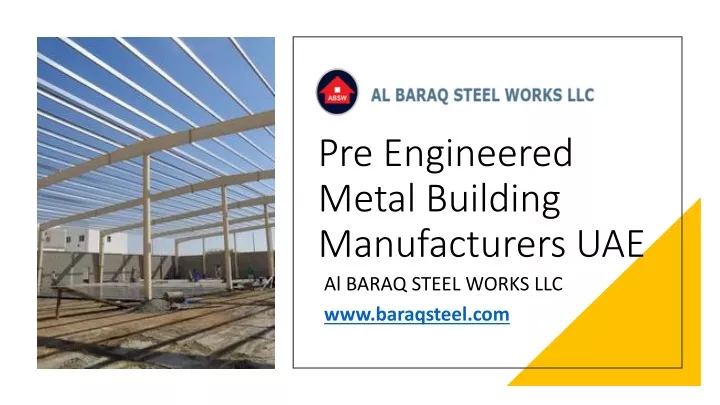 pre engineered metal building manufacturers uae